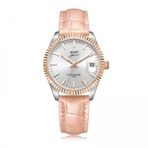 Expedition 6865 Silver Rosegold Leather Lady LDLTRSL